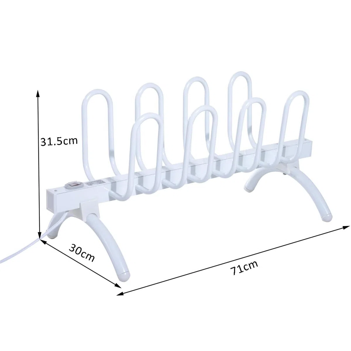 Sèche-chaussures électrique et chauffe-chaussures, séchage rapide et chauffage pour bottes, chaussures en cuir, chaussettes, élimine l'humidité et les odeurs