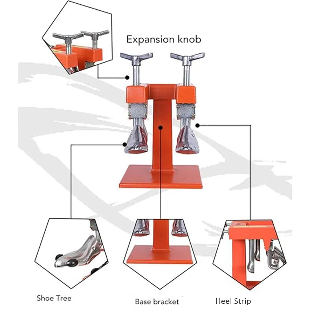 Machine d'étirement de Chaussures en Aluminium,Machine d'expansion de réparation de Chaussures multifonctionnelle, Longueur de Largeur réglable