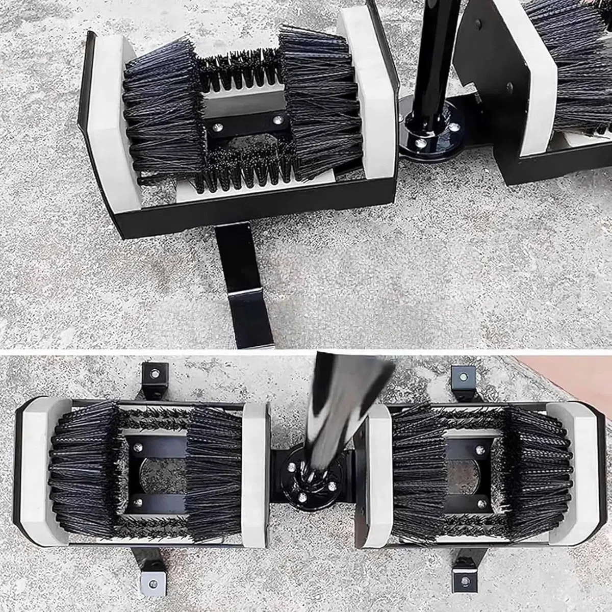 Nettoyant pour bottes d'extérieur avec poignée ergonomique, brosse robuste pour toutes les chaussures, parfait pour la randonnée, le camping et les aventures en plein air, la conception robuste pour u
