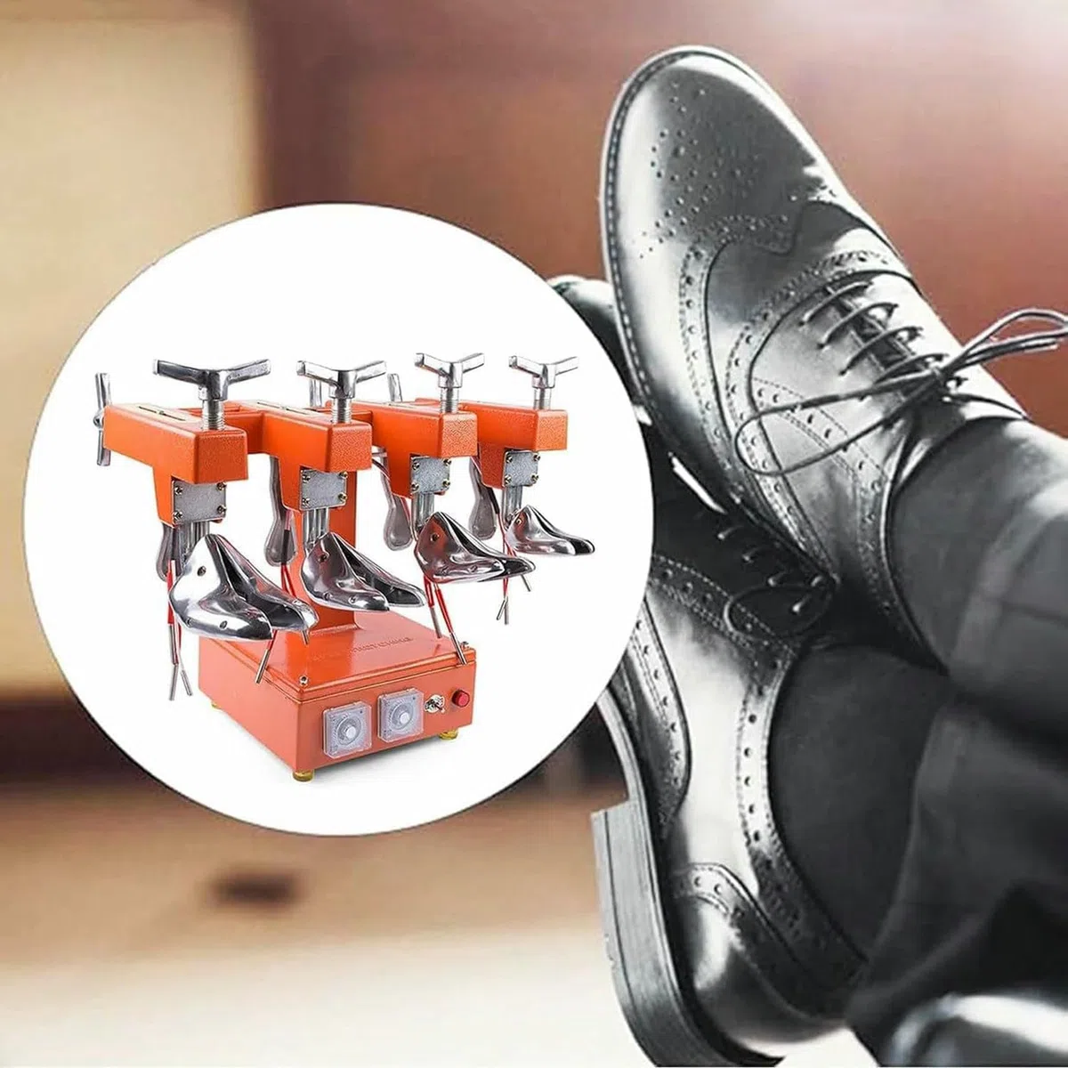 Machine D'extension De Chaussure Électrique, Machine De Réparation De Chaussures en Aluminium avec Contrôle De Température, Largeur Et Longueur Réglables, pour Cordonnier Cordonnier