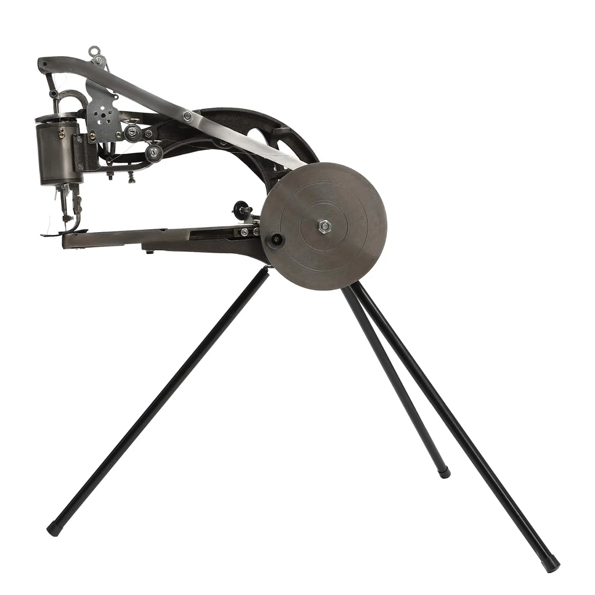 Machine de réparation de chaussures en cuir - Outil de couture manuel robuste pour patchs sur toile, coton, tentes en lin, sacs et tissu