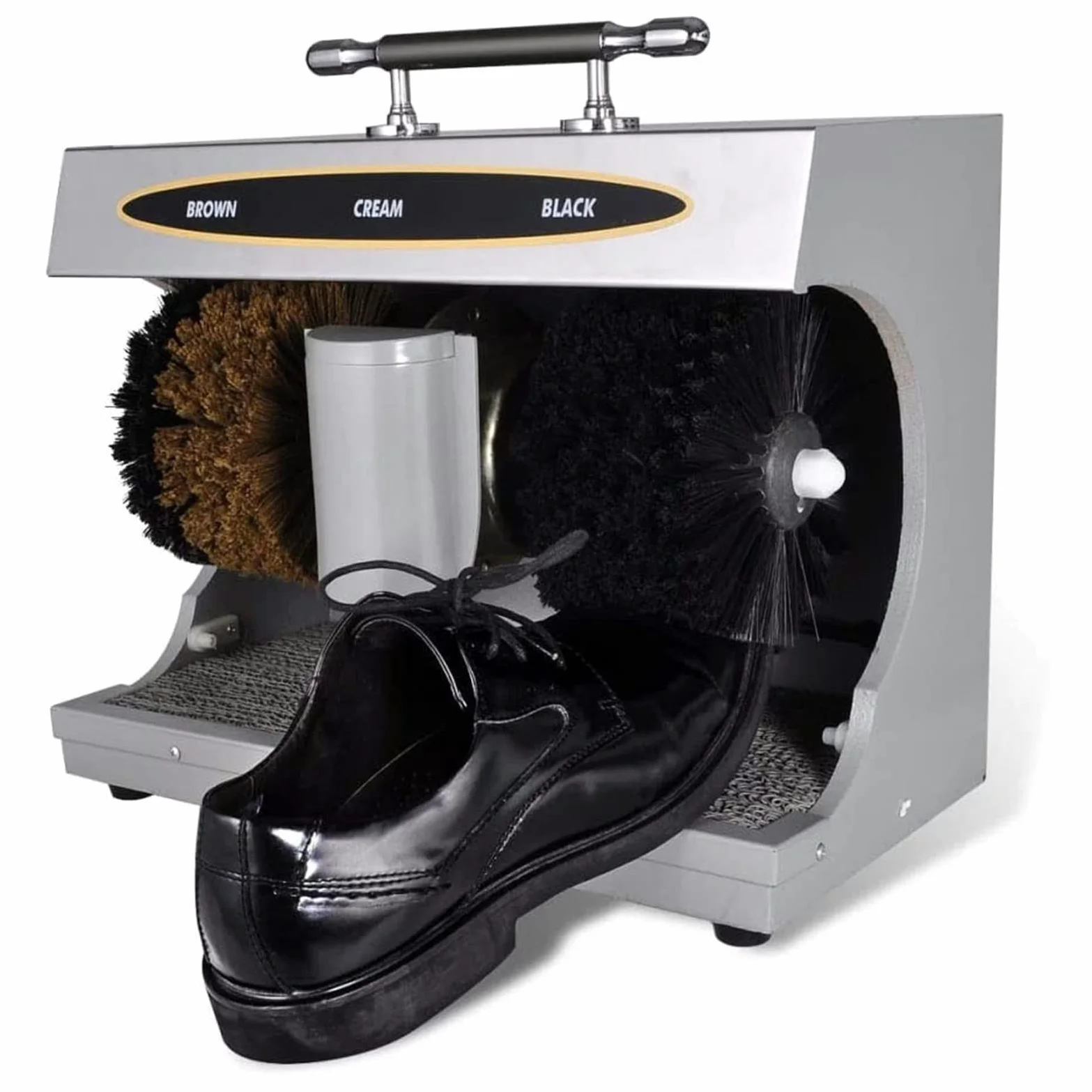 Machine de polissage automatique pour chaussures électrique pour le nettoyage des chaussures en déplacement